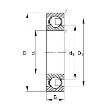 Bantalan 61905 FAG