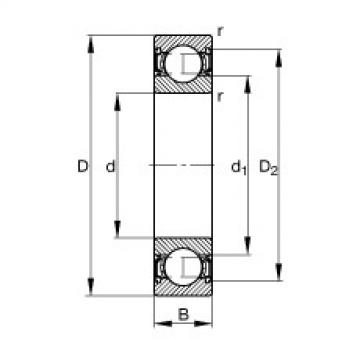 Bantalan 6211-2RSR FAG