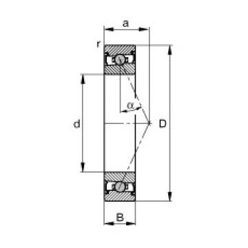 Bantalan HCS71919-E-T-P4S FAG