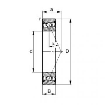 Bantalan HSS7022-E-T-P4S FAG