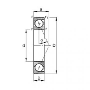 Bantalan B7018-E-T-P4S FAG