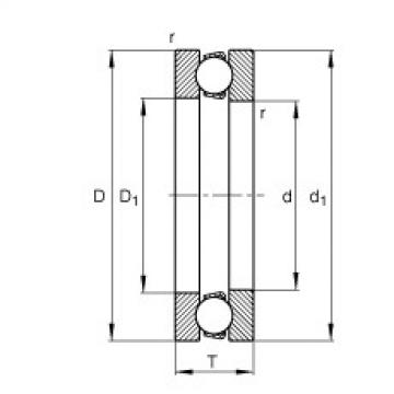 Bantalan 51117 FAG