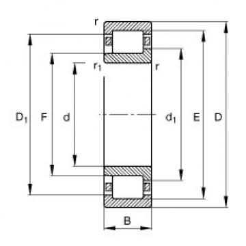 Bantalan NJ314-E-TVP2 FAG