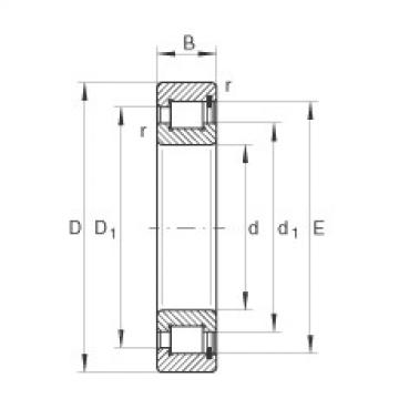 Bantalan SL182207 INA