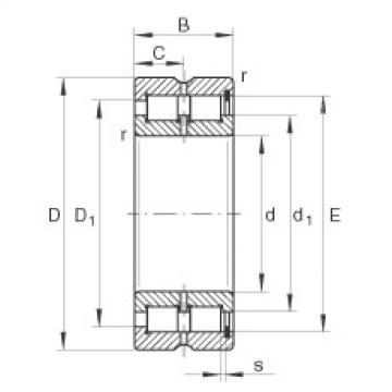 Bantalan SL185006 INA