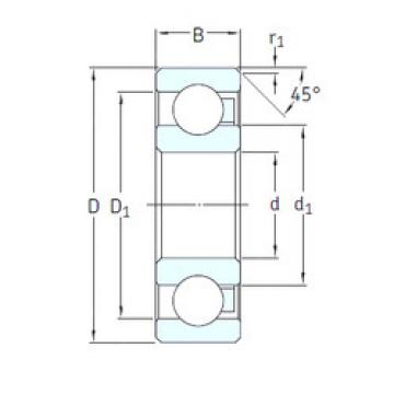 Bantalan 629/HR22Q2 SKF