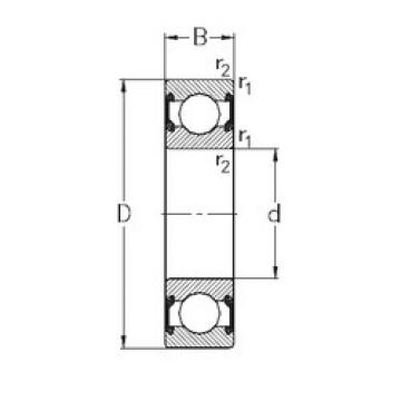 Bantalan 6212-2RS2 NKE