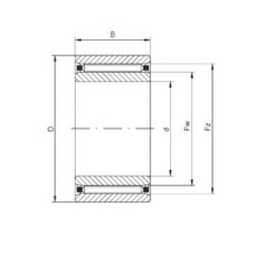 Bantalan NAO40x55x17 ISO