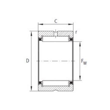 Bantalan NK100/36 INA