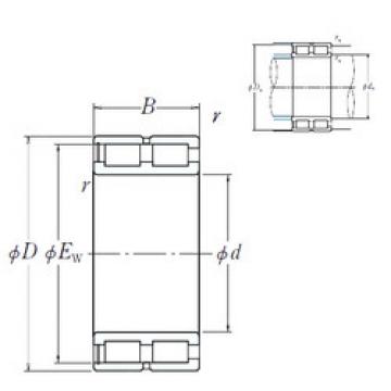 Bantalan NNCF4856V NSK