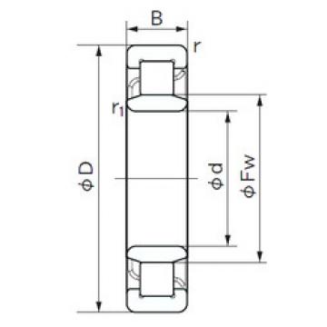 Bantalan NU 2308 NACHI