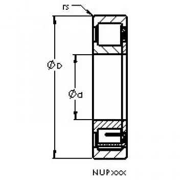 Bantalan NUP208 E AST