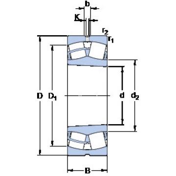 Bantalan 24124 CCK30/W33 SKF