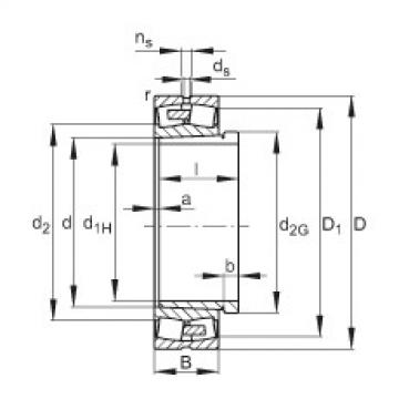 Bantalan 24068-E1A-K30-MB1 + AH24068-H FAG