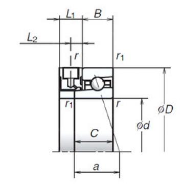 Bantalan 110BNR19XE NSK