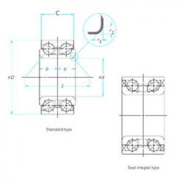 Bantalan AU1103-2LXL/L588 NTN