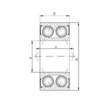 Bantalan 3808 ZZ ISO