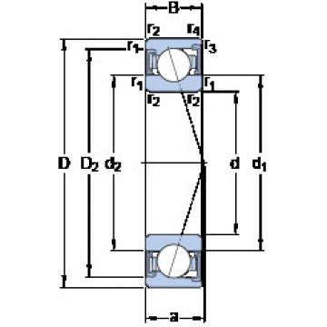 Bantalan S7210 CD/HCP4A SKF