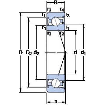 Bantalan S7014 ACE/HCP4A SKF