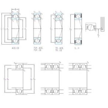 Bantalan S7009 ACB/P4A SKF