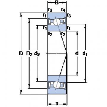 Bantalan S71920 CB/P4A SKF