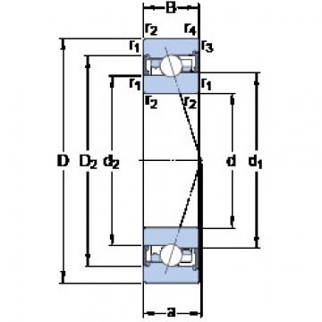 Bantalan S7011 FW/HC SKF