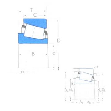 Bantalan 07100/07196 Timken