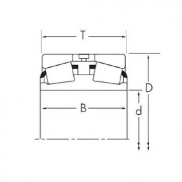 Bantalan LM287649D/LM287610+LM287610EA Timken