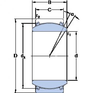 Bantalan GE 60 TXE-2LS SKF