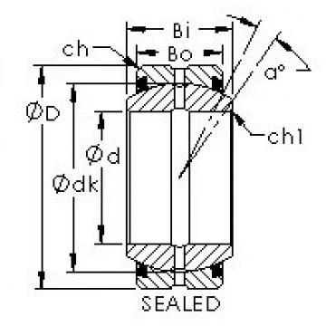 Bantalan GE280ES-2RS AST