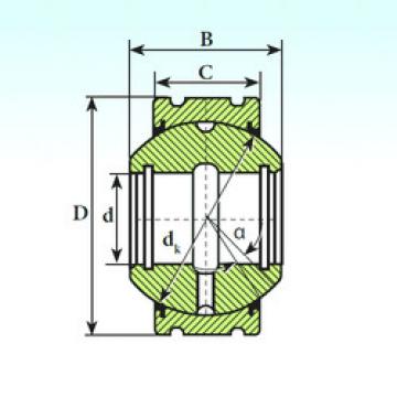 Bantalan GEK 55 XS 2RS ISB