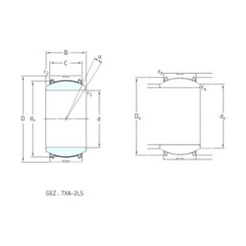 Bantalan GEZ408TXA-2LS SKF