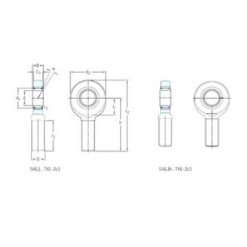 Bantalan SAL50TXE-2LS SKF