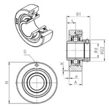 Bantalan EXC215 SNR