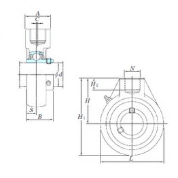 Bantalan UCHA202 KOYO