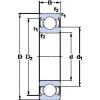 Bantalan 6222-2Z SKF