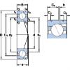 Bantalan 7019 ACD/P4AL SKF