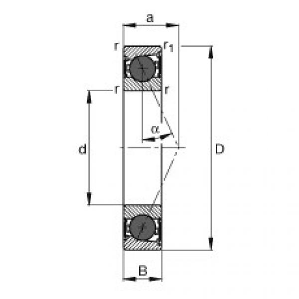 Bantalan HCB7211-E-2RSD-T-P4S FAG #1 image