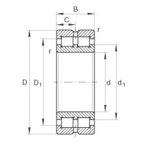 Bantalan SL014956 INA #1 image