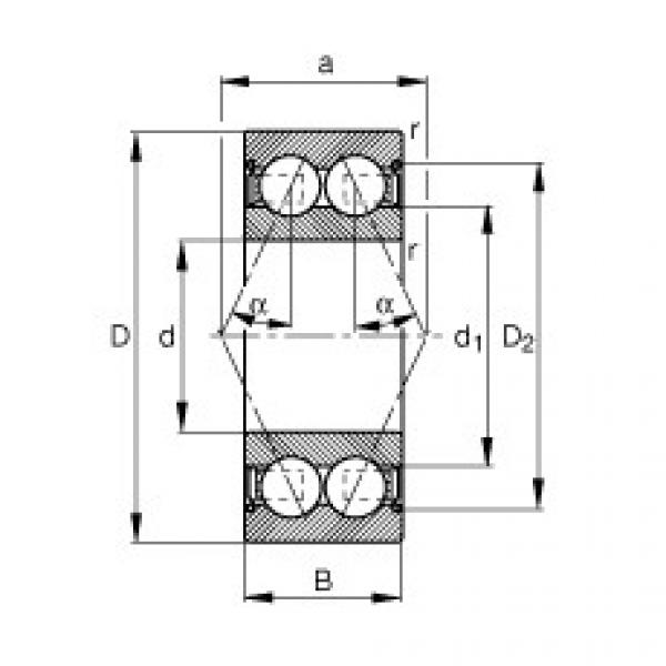 Bantalan 3216-B-2Z-TVH FAG #1 image