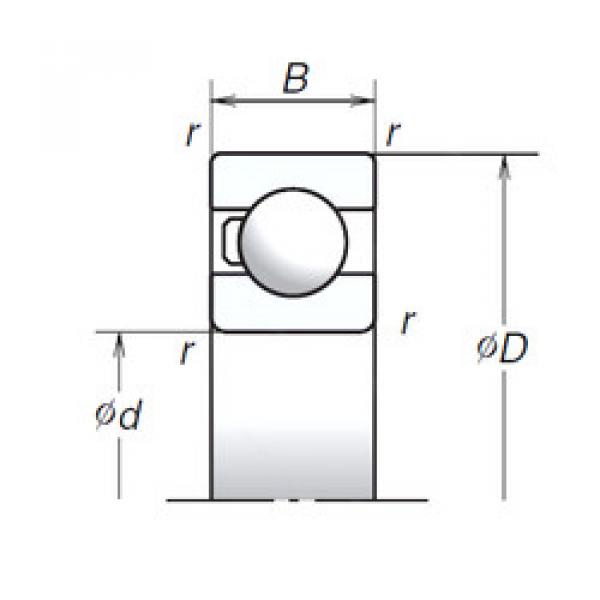 Bantalan 6200T1X NSK #1 image