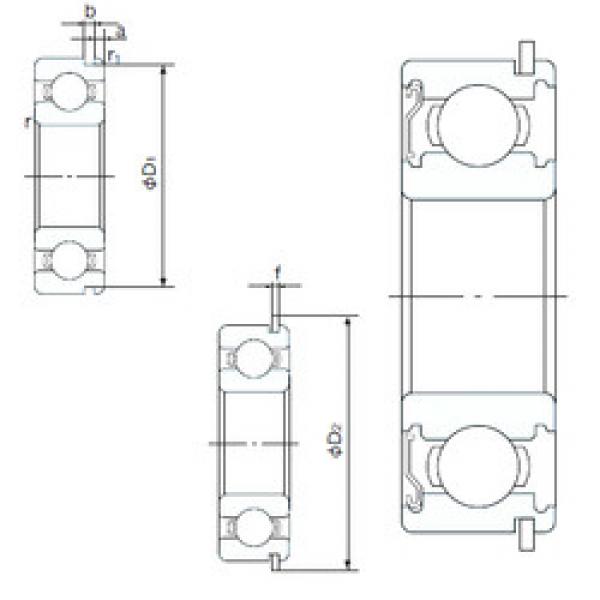 Bantalan 6214ZENR NACHI #1 image