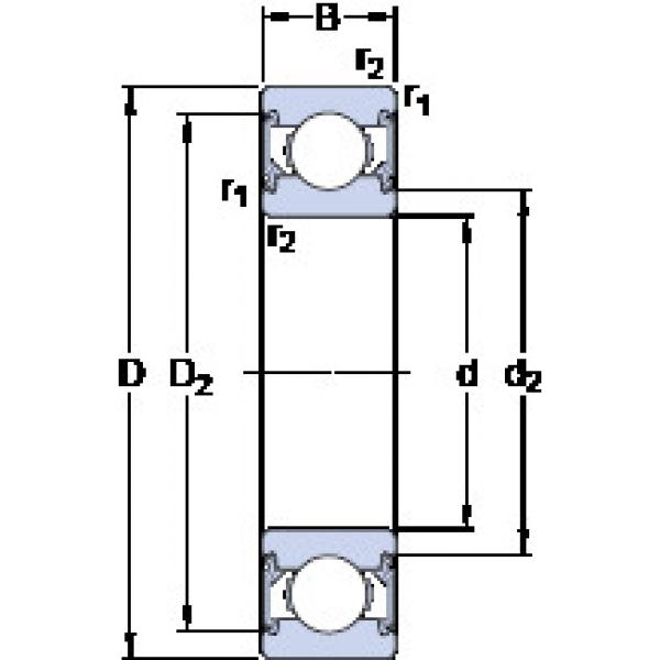 Bantalan 6204-2RSH SKF #1 image