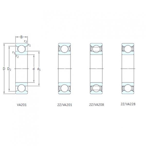 Bantalan 6308-2Z/VA228 SKF #1 image