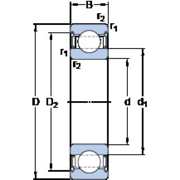 Bantalan 6215-2Z/VA208 SKF #1 image