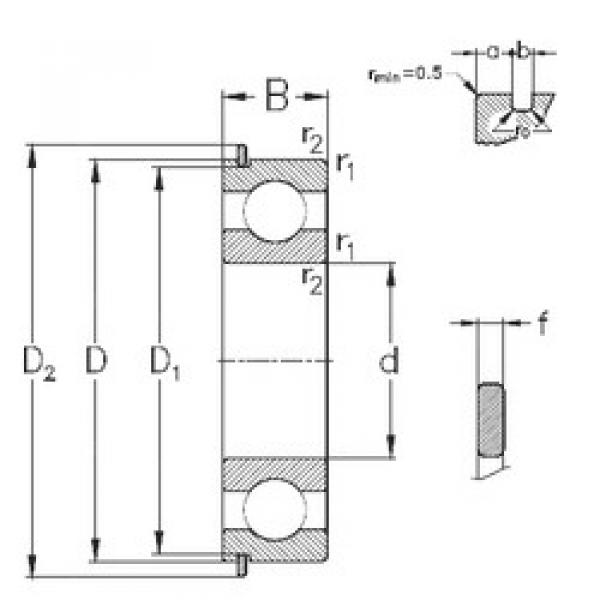 Bantalan 6305-Z-N NKE #1 image