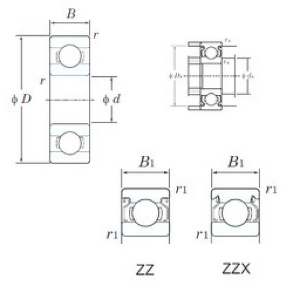 Bantalan 626ZZ KOYO #1 image