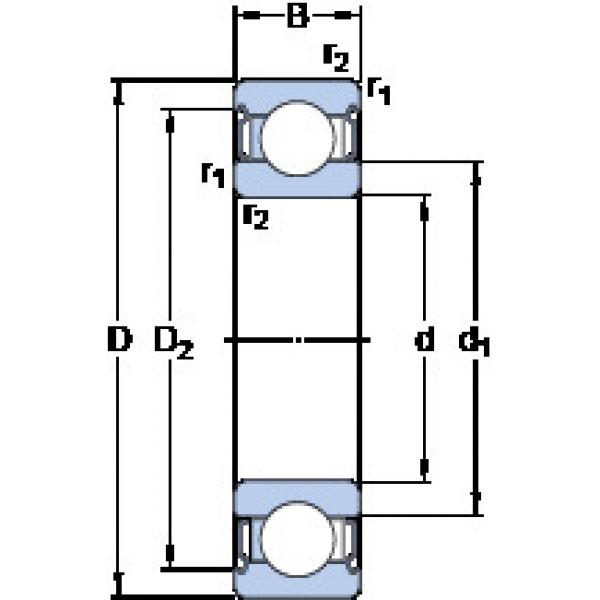 Bantalan 6207-2Z/VA228 SKF #1 image