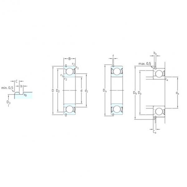 Bantalan 6312-ZNR SKF #1 image