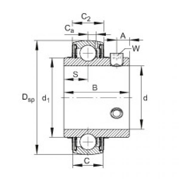 Bantalan UC207-23 FAG #1 image